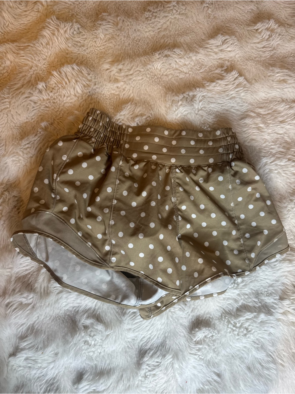 Rare polka dot lululemon shorts